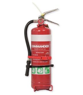 COMMANDER CP20ABE 2.0KG DRY CHEMICAL POWDER FIRE EXTINGUISHER