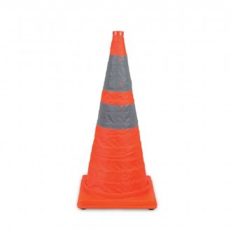 MAXER TRAFFIC CONE - 720MM - COLLAPSIBLE