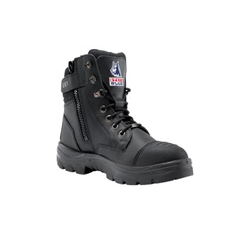 STEEL BLUE 312661 SOUTHERN CROSS ZIP SCUFF SAFETY BOOTS