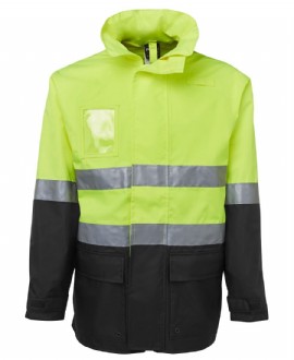 JB'S 6DNLL REFLECTIVE HI VIS LONG LINE RAIN JACKET