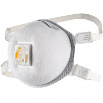 3M CUPPED PARTICULATE WELDING RESPIRATOR 8514, P2 WITH NUISANCE LEVEL ORGANIC VAPOUR RELIEF, VALVED
