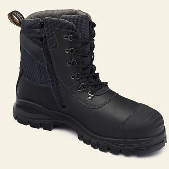 BLUNDSTONE 982 CHEMICAL RESISTANT SAFETY BOOTS - ZIP SIDE