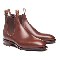 R M WILLIAMS B543Y CLASSIC CRAFTSMAN BOOTS-LEATHER SOLE