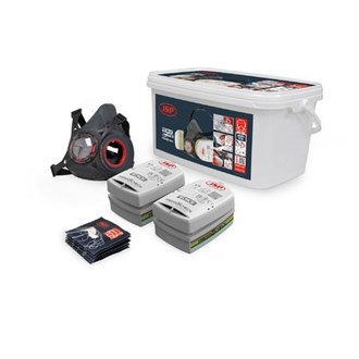 JSP FORCE TYPHOON 8 HALF MASK RESPIRATOR MULTI-GAS KIT w/ ABEK1P2 FILTERS