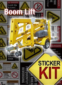 BOOM LIFT SAFETY STICKER KIT BLSS