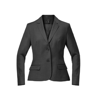 NNT CAT1F4 SHARKSKIN 2 BUTTON MID LENGTH DETAIL JACKET