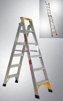 GORILLA DM008-I DUAL PURPOSE (DOUBLE SIDED) LADDER 150KG INDUSTRIAL