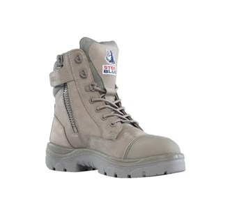 STEEL BLUE 312661 SOUTHERN CROSS ZIP SCUFF SAFETY BOOTS