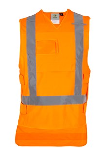 ATLAS AW7003 UNISEX HI VIS RAIL VEST