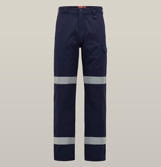 HARD YAKKA Y08380 WOMENS CARGO DRILL PANT WITH TAPE