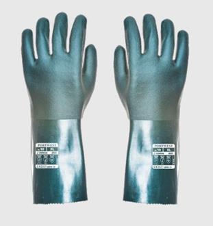 PORTWEST A835 PVC DOUBLE DIPPED GLOVES 35CM