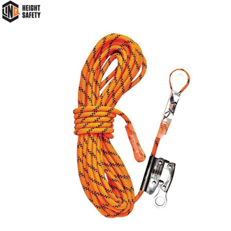 LINQ RKRG025 KERNMANTLE ROPE WITH THIMBLE EYE & ROPE GRAB 25M