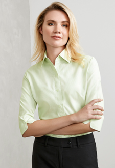 BIZ COLLECTION S29521 LADIES 3/4 SL AMBASSADOR BLOUSE