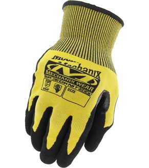 MECHANIX WEAR SPEEDKNIT S2EP90 CUT F RESISTANT GLOVE - SANDY NITRILE PALM