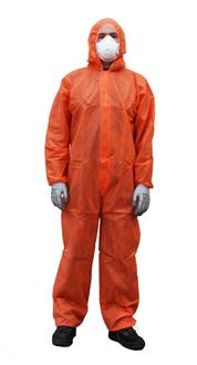 BASTION SMS DISPOSABLE COVERALLS-TYPE 5/6-ORANGE