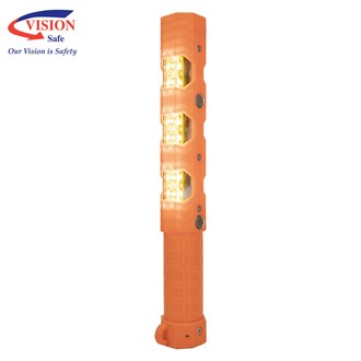 VISIONSAFE RECHARGEABLE LED TRAFFIC BATON WAND