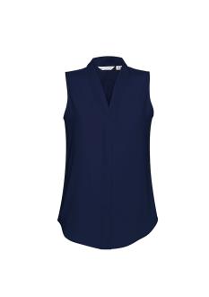 BIZ COLLECTION S627LN LADIES SLEEVELESS MADISON SHIRT