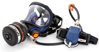 SUNDSTROM SR200A FULL FACE RESPIRATOR WITH SUPPLIED AIR CONNECTION