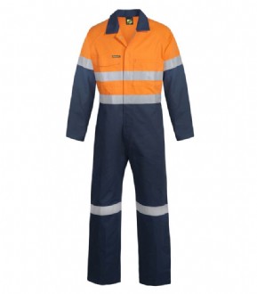 WORKCRAFT WC6093 REFLECTIVE HIVIS COVERALLS