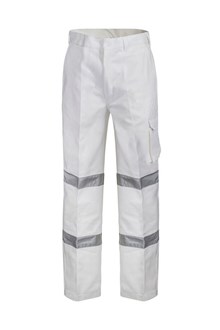 WORKCRAFT WP3223 REFLECTIVE DRILL CARGO TROUSER-NIGHT ONLY